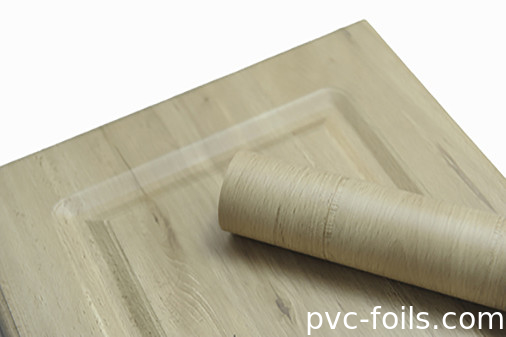 PVC Membrane Foil Roll Untuk Dekorasi Pintu Lemari Perabotan