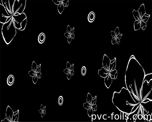 Pintu Lemari Dapur PVC Foil High Gloss Vacuum Membrane Foil