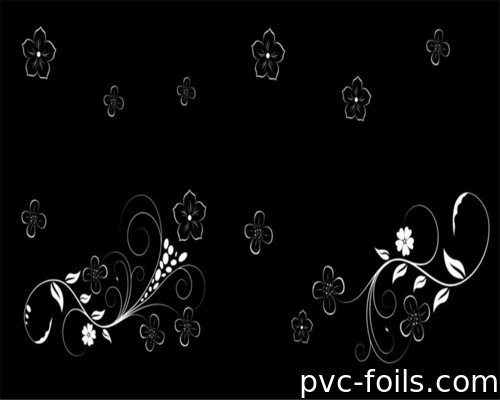 Pintu Lemari Dapur PVC Foil High Gloss Vacuum Membrane Foil