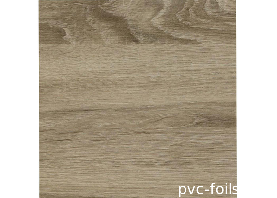 200 Mikron Kayu Biji PVC Membrane Foil Roll Untuk Inner Pintu MDF