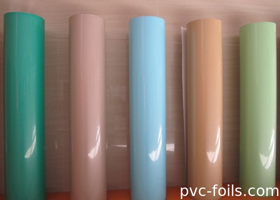 High Gloss Sparkle Design PVC Lamination Film Untuk Panel PVC Solid Color Metallic
