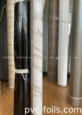 Dikemas Dalam Roll Desain Marmer Baru Self Adhesive PVC Film Untuk Dekorasi Permukaan