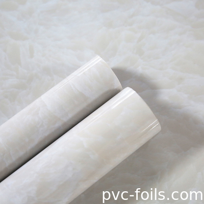UV Resistant PVC Lamination Decorative Film Untuk PVC Windowsills Cover