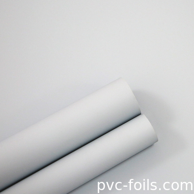 Satin Putih PVC Film Dekoratif Super Mat Untuk Pintu Lemari Dapur