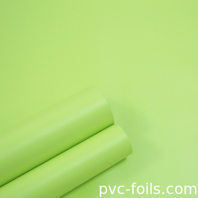 Super Mat Mono Color PVC Dekoratif Foil Roll Untuk Pintu Kabinet