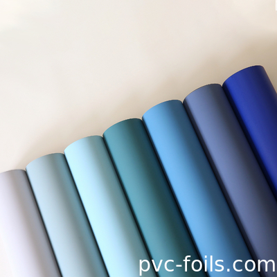 Mono Color PVC Dekoratif Foil Roll Untuk Lemari Pintu Membran Mempers