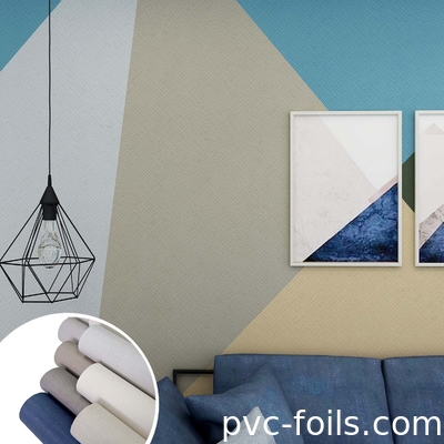 Super Mat Anti-Fingerprint PVC Foli Dekoratif Untuk Permukaan Interior