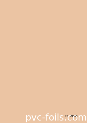Peach Fuzz Solid Color PVC Film Dekoratif In Roll Untuk Dekorasi Interior