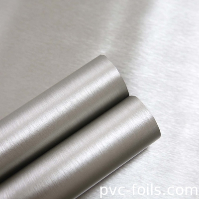 Film laminasi PVC desain logam untuk dekorasi furnitur interior