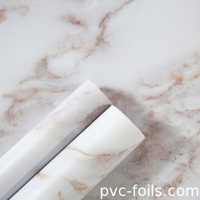 Percetakan Berbasis Air PVC Foli Dekoratif Untuk Dekorasi Permukaan Furnitur