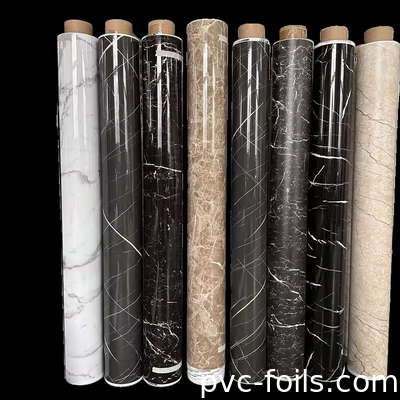 Film Laminasi PVC Pola Marmer Baru Untuk Dekorasi Permukaan Interior