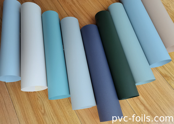 Soft Touch Anti-Fingerprint PVC Dekoratif Film Roll Untuk Membrane Press