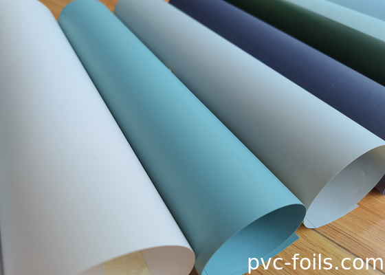 Soft Touch Anti-Fingerprint PVC Dekoratif Film Roll Untuk Membrane Press