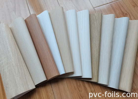 Super Matte Wood Grain PVC Film Untuk Dekorasi Lemari Dan Furnitur
