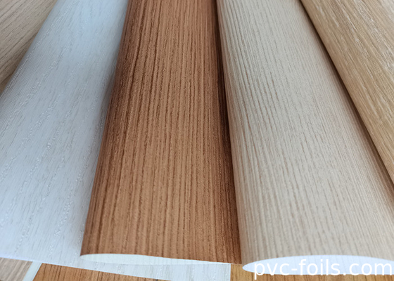 Film Dekoratif PVC Efek Kayu Realistis Untuk Furnitur Dan Dekorasi Lemari