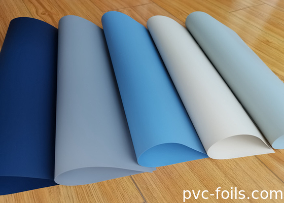 Biru Super Matte Solid Color Self-Adective PVC Film Untuk Dekorasi Rumah DIY