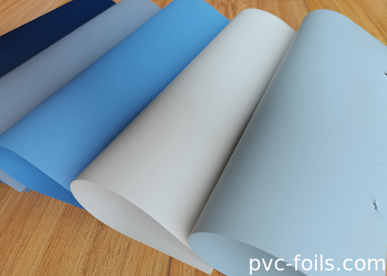 Biru Super Matte Solid Color Self-Adective PVC Film Untuk Dekorasi Rumah DIY