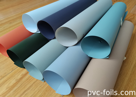 Film Dekoratif PVC Super Matte Solid Color Untuk Laminasi Pintu Interior