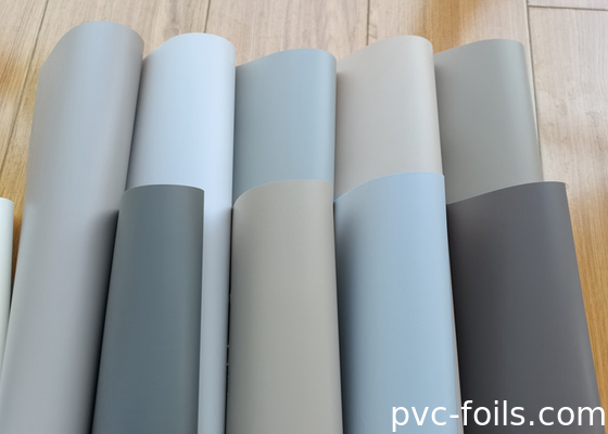 Film Dekoratif PVC Super Matte Warna Pantone Untuk Pintu Interior