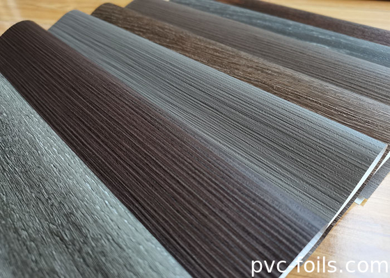 Film Dekoratif PVC Efek Kayu Gaya Industri Untuk Penutup Dinding