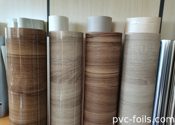 Roll Film Meubel PVC Gloss Tinggi Untuk Permukaan Lemari Modern
