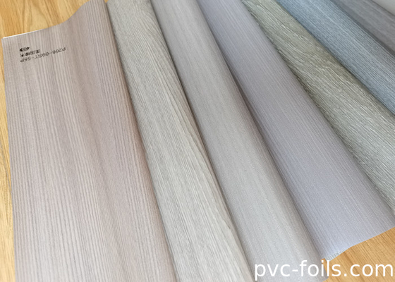 Film dekoratif PVC permukaan matte berkualitas tinggi untuk membungkus furnitur