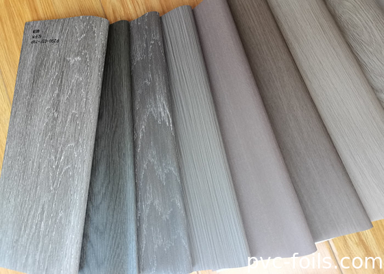 Film dekoratif PVC permukaan matte berkualitas tinggi untuk membungkus furnitur