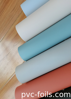 Matte Surface PVC Decorative Film untuk Meubel yang Terbuat dari Lembar yang tahan air dan tahan lama