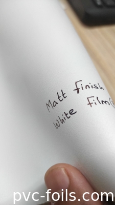 Matte Finish PVC Film Dekoratif Untuk 1,2mm Acrylic Sheets, 0.15mm Ketebalan