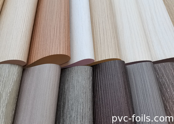 Film Dekoratif PVC Tekstur Kayu Super Matte Untuk Panel WPC Dan Bungkus Profil