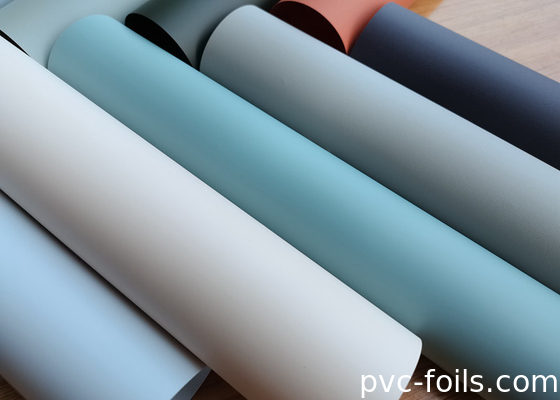 Film dekoratif PVC tahan kekuning-kuningan untuk WPC Profile Wrapping Film Ketebalan 0,14mm