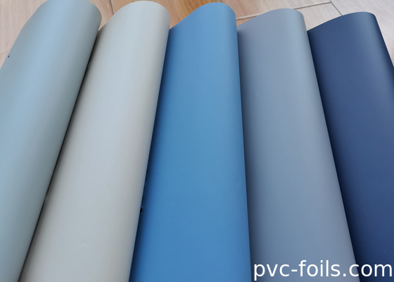 Soft Touch Matte PVC Film Dekoratif Untuk Membrane Pintu Dan Vacuum Press