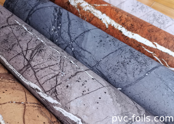 Percetakan Digital yang dapat disesuaikan Film Dekoratif PVC Untuk Dekorasi Permukaan Interior yang Elegan