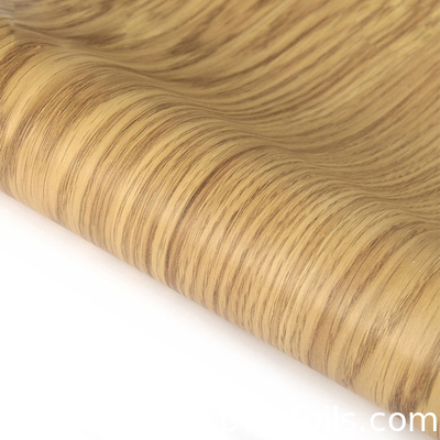 Wood Pattern Self Adhesive PVC Foil Dekoratif Interior Vinyl Film Untuk MDF