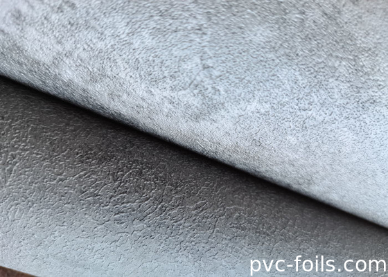 Vacuum Embossed Cement Texture PVC Film untuk aplikasi interior modern