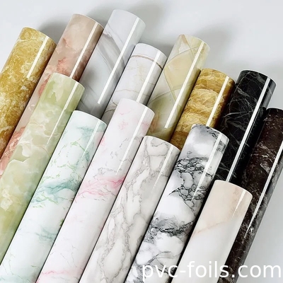 Low MOQ HD Digital Printing PVC Film Dekoratif untuk Dekorasi Rumah DIY