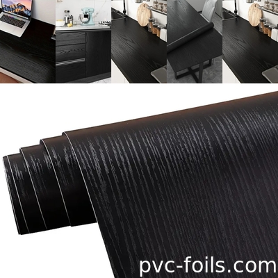 Film Dekoratif PVC Self-Adective Waterproof untuk Renovasi Meja Dapur