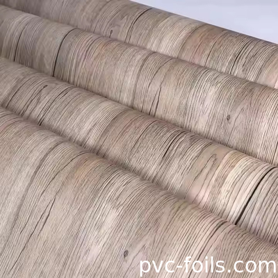 Super Matte Wood Grain PVC Furniture Lamination Film - Mudah Bersih dan Mempertahankan