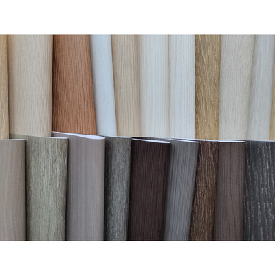 Film Membran PVC Desain Biji Kayu Klasik Untuk Pintu Lemari