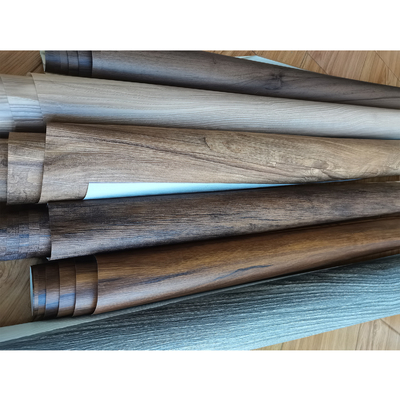 3D Wood Grain PVC Membrane Foil Untuk Furniture Dan Door Surface Finishes
