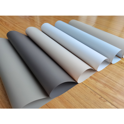 Warna abu-abu Self-Adective PVC Film Untuk Dekorasi Pintu Kabinet - Mudah Peel And Stick Vinyl Film