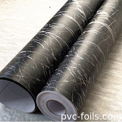 Satu Roll Marmer Desain Self-Adective PVC Sticker Untuk Dekorasi Pintu Kabinet