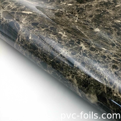 Efek Marmer Film Vinyl Self-Adhesive High Gloss Untuk Countertop Dan Renovasi Furnitur