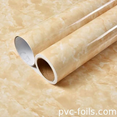 Efek Marmer Film Vinyl Self-Adhesive High Gloss Untuk Countertop Dan Renovasi Furnitur