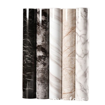 Self-Adective High Gloss Marble PVC Film Mudah Peel And Stick Solusi Untuk Dekorasi Rumah
