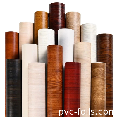 DIY-Friendly PVC Film Dekoratif Untuk Makeover Furnitur Mat Kayu Gandum Finish