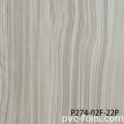 Film Dekoratif PVC Tekstur Kayu Super Matte Untuk Tekan Membran Vakum
