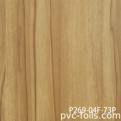 Film Membran PVC Butiran Kayu Realistis Ultra Matte untuk Pintu Dapur