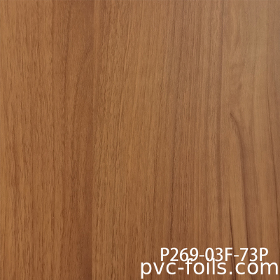 Film Membran PVC Butiran Kayu Realistis Ultra Matte untuk Pintu Dapur
