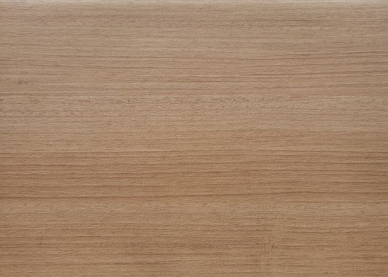 Film Dekoratif PVC yang Digambar Warna Kayu Walnut Untuk Pintu Lemari